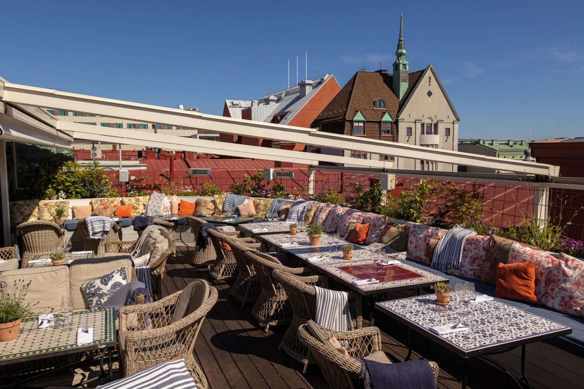 Hotel Pigalle Göteborg Dış mekan fotoğraf The rooftop terrace